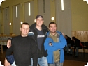 vľavo jeden z mála pokoriteľov p.Chytila v tejto sezóne Ongo Waradzin, V.Korenko a P.Želonka